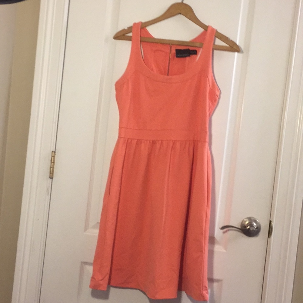 Cynthia Rowley Coral Dress with Pockets!